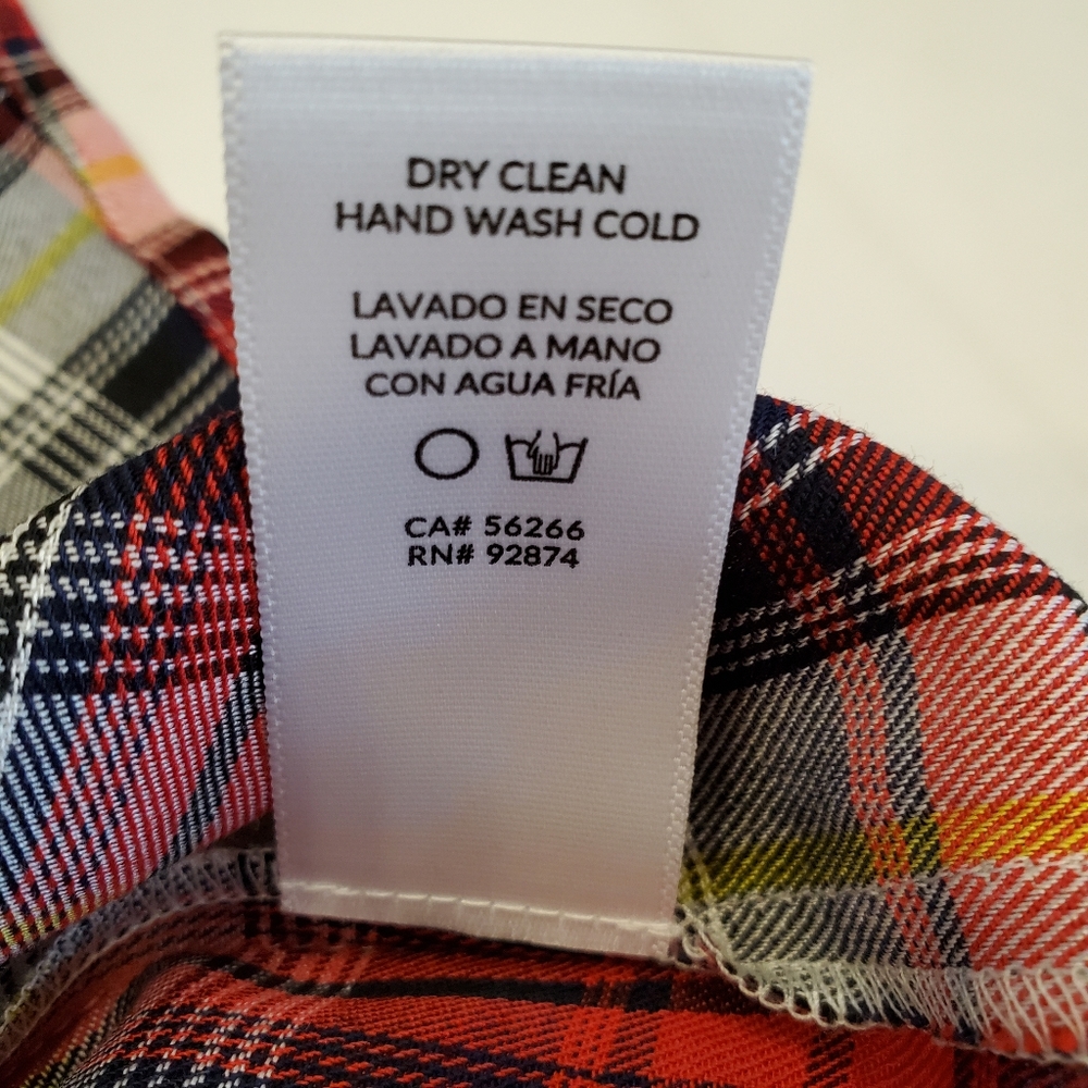 Splendid Plaid Button Front Ruffle Sleeve Top - Picture 7 of 14
